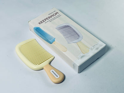 KEEPERMOM Infused Treatment Comb - Wide Tooth Hair Detangler