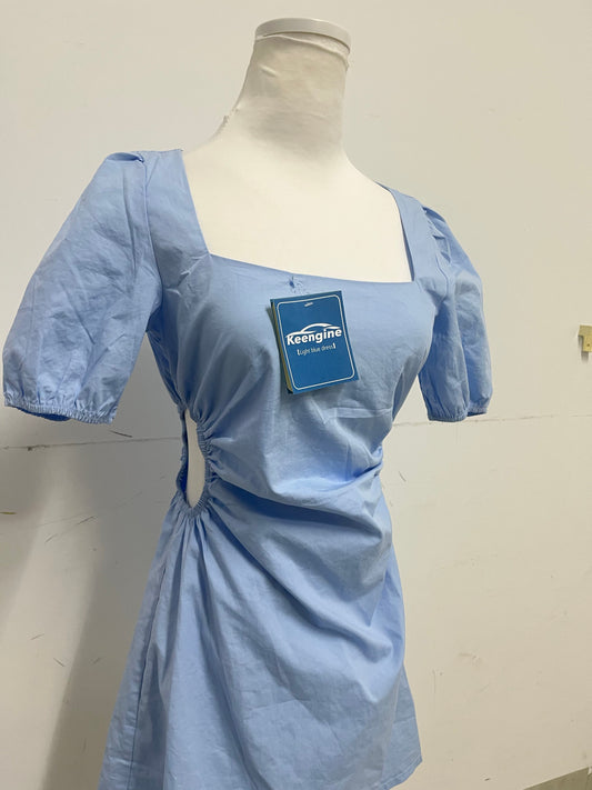 【Keengine Light Blue Dress】—— Elegant Choice of Daily & Casual Occasion Wear