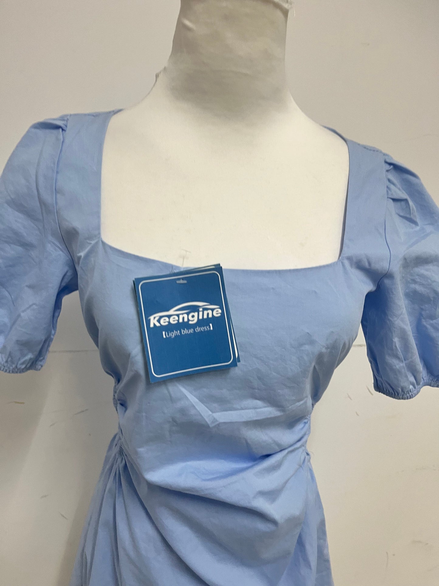 【Keengine Light Blue Dress】—— Elegant Choice of Daily & Casual Occasion Wear