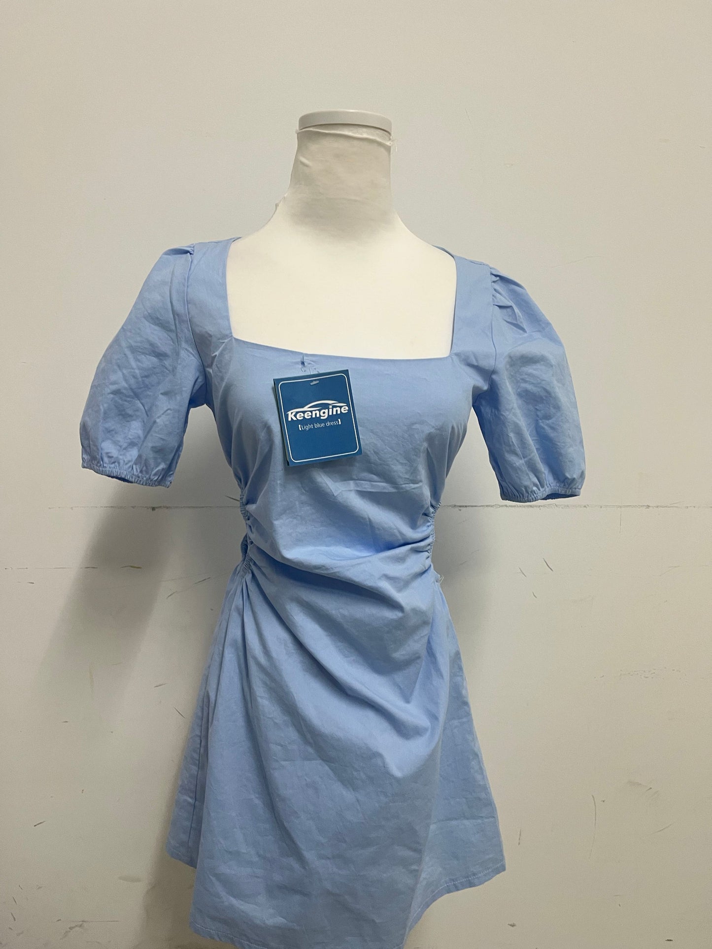 【Keengine Light Blue Dress】—— Elegant Choice of Daily & Casual Occasion Wear