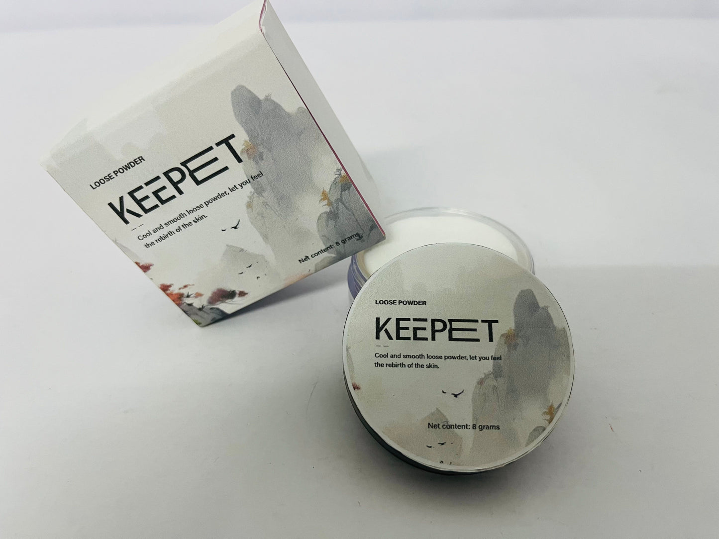 KEEPET Loose Powder - Cool & Smooth Setting Powder for Skin Rebirth, 8g
