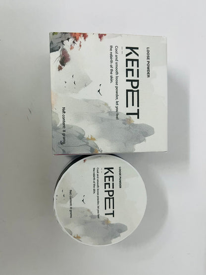 KEEPET Loose Powder - Cool & Smooth Setting Powder for Skin Rebirth, 8g