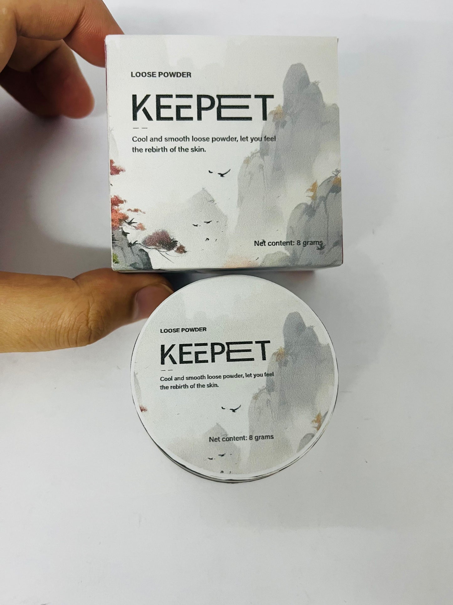 KEEPET Loose Powder - Cool & Smooth Setting Powder for Skin Rebirth, 8g