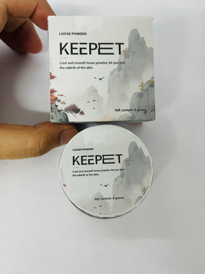 KEEPET Loose Powder - Cool & Smooth Setting Powder for Skin Rebirth, 8g