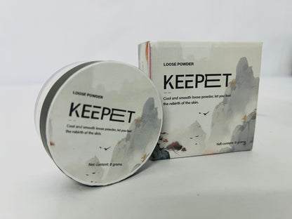 KEEPET Loose Powder - Cool & Smooth Setting Powder for Skin Rebirth, 8g