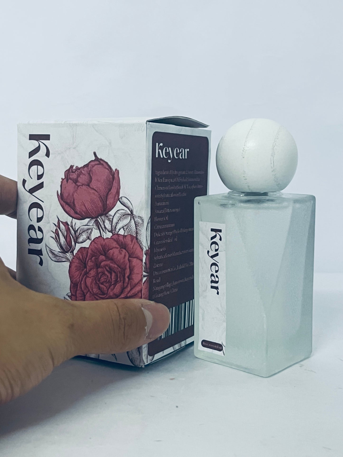 Keyear Rose Essential Oil - Natural Fragrance, Luxurious Care for Body & Mind