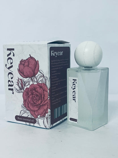 Keyear Rose Essential Oil - Natural Fragrance, Luxurious Care for Body & Mind