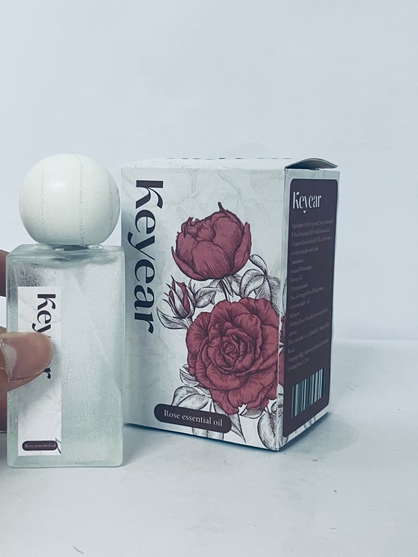 Keyear Rose Essential Oil - Natural Fragrance, Luxurious Care for Body & Mind
