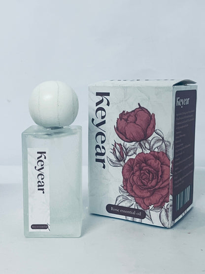 Keyear Rose Essential Oil - Natural Fragrance, Luxurious Care for Body & Mind