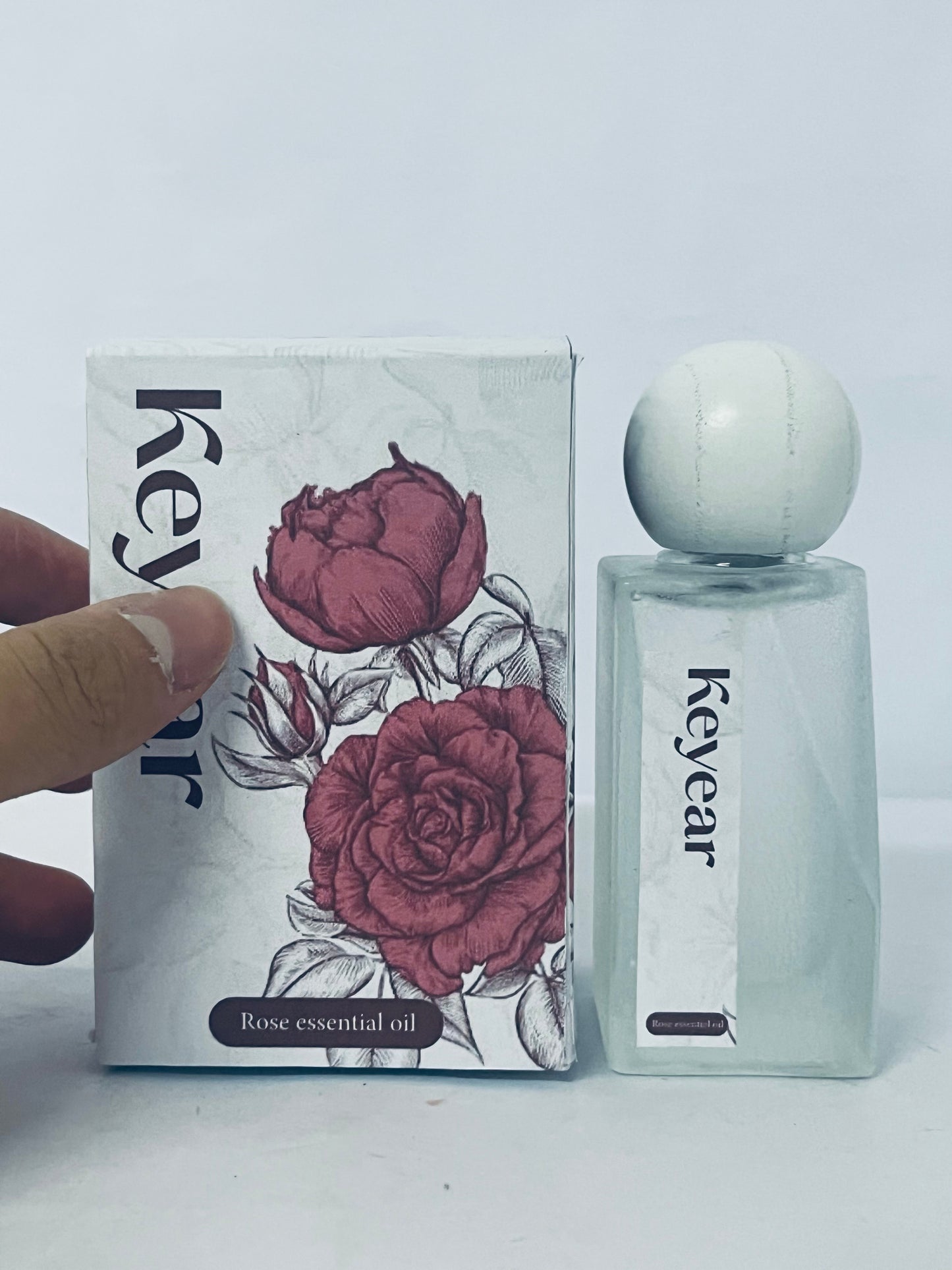 Keyear Rose Essential Oil - Natural Fragrance, Luxurious Care for Body & Mind