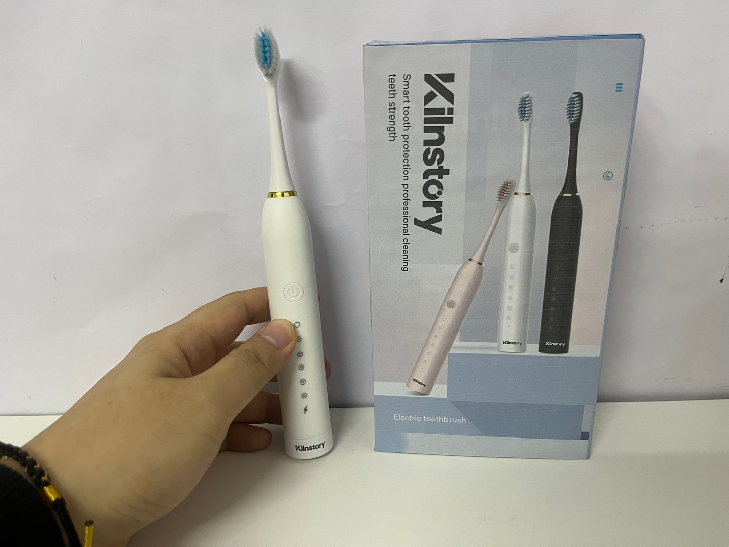 [Kilnstory Electrical toothbrushes]-Smart Sonic Electric Toothbrush - Multi-Mode Gum Care & Teeth Whitening Brush
