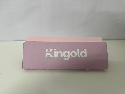 Kingold Pink-Purple Contrast Pencil Case A Minimalist & Practical Essential for Stationery Storage Product Highlights