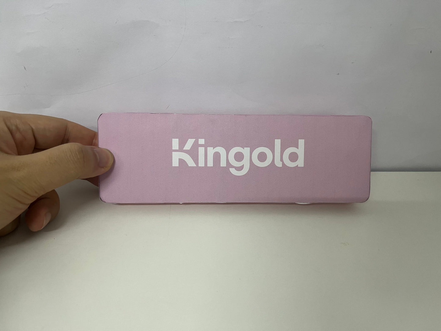Kingold Pink-Purple Contrast Pencil Case A Minimalist & Practical Essential for Stationery Storage Product Highlights