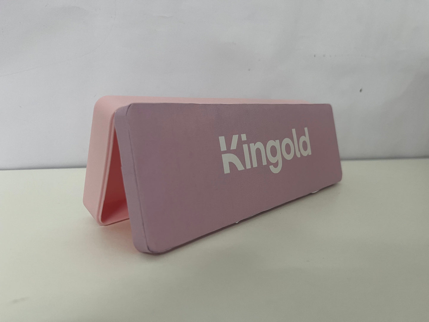 Kingold Pink-Purple Contrast Pencil Case A Minimalist & Practical Essential for Stationery Storage Product Highlights