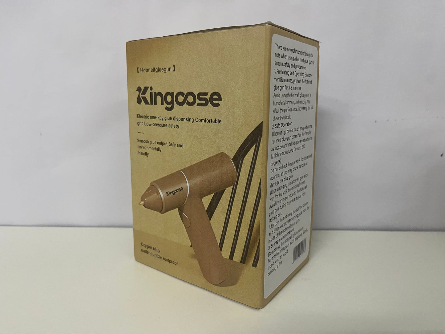 Kingcose Electric One-Key Dispensing Hot Melt Glue Gun An Efficient Tool for Crafts & Repairs