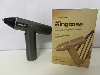 Kingcose Electric One-Key Dispensing Hot Melt Glue Gun An Efficient Tool for Crafts & Repairs
