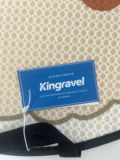 【Kingravel Bear Print Vehicle Seat Cushion】—— Practical Choice of Comfort & Style