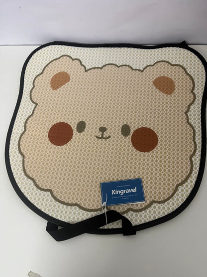 【Kingravel Bear Print Vehicle Seat Cushion】—— Practical Choice of Comfort & Style