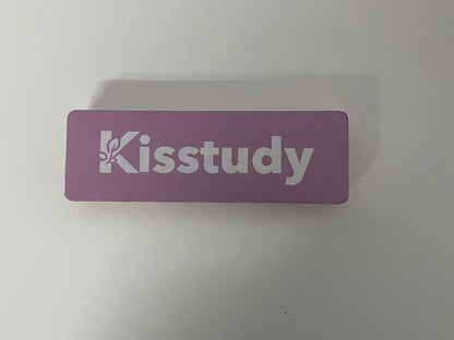 [Kisstudy Pencil cases]——Kisstudy Color-Block Wooden Pencil Case - Minimalist Large-Capacity Student Stationery Box