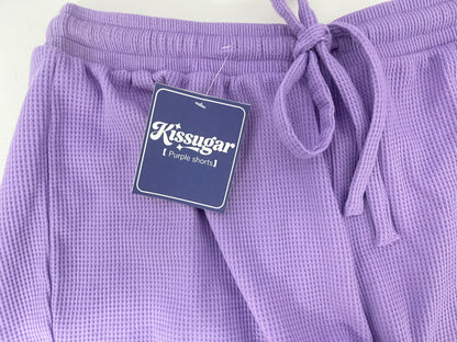 【Kissugar Purple Shorts】—— Comfortable Choice of Daily & Leisure Wear