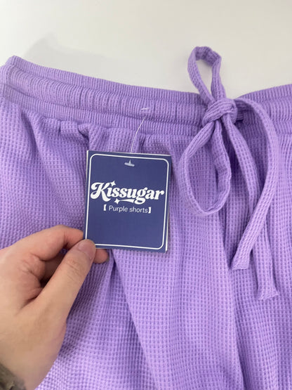 【Kissugar Purple Shorts】—— Comfortable Choice of Daily & Leisure Wear