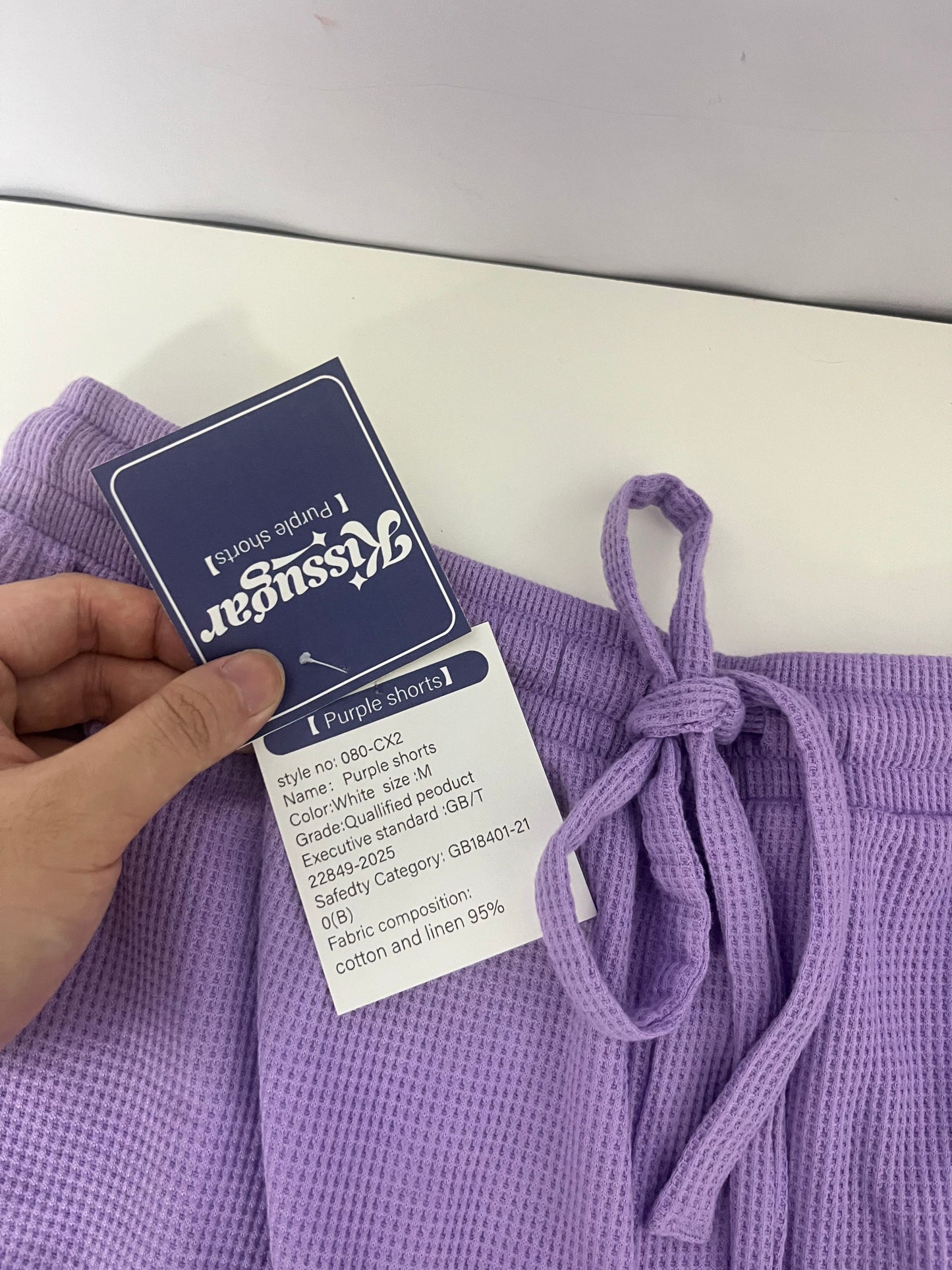 【Kissugar Purple Shorts】—— Comfortable Choice of Daily & Leisure Wear