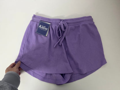 Kiten Lavender Waffle Shorts A Comfortable & Casual Essential for Daily Wear