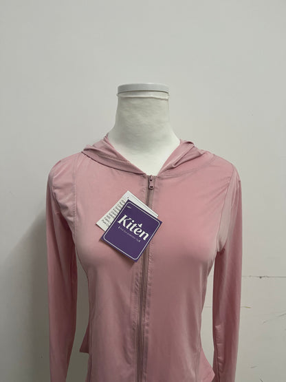 Kiten Pink Sun Protection Hooded Sports Top A Light & Comfortable Essential for Outdoor Protection