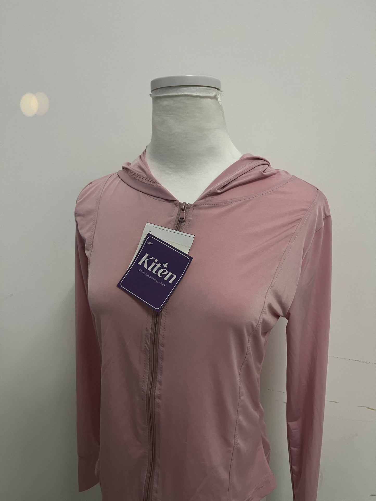 Kiten Pink Sun Protection Hooded Sports Top A Light & Comfortable Essential for Outdoor Protection