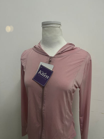 Kiten Pink Sun Protection Hooded Sports Top A Light & Comfortable Essential for Outdoor Protection