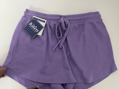 Kiten Lavender Waffle Shorts A Comfortable & Casual Essential for Daily Wear