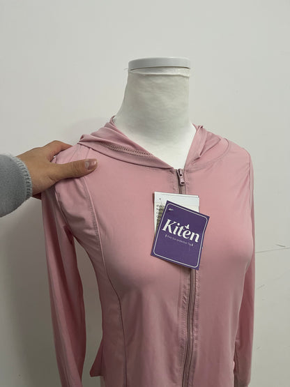 Kiten Pink Sun Protection Hooded Sports Top A Light & Comfortable Essential for Outdoor Protection