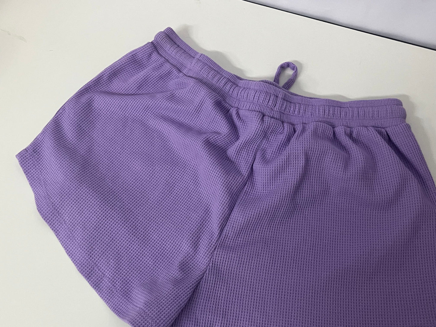 Kiten Lavender Waffle Shorts A Comfortable & Casual Essential for Daily Wear