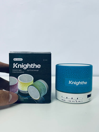 Knighthe Mini Bluetooth Speaker, Colorful Breathing Light, High-Quality Sound Portable Small Speaker, Multi-Mode Playback