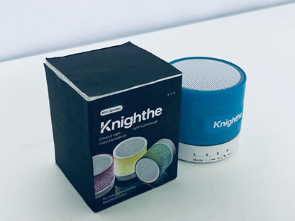 Knighthe Mini Bluetooth Speaker, Colorful Breathing Light, High-Quality Sound Portable Small Speaker, Multi-Mode Playback