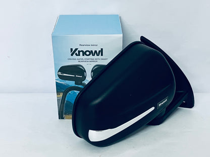 Knowl Car Rearview Mirrors, Interior Clip-on Panoramic Trapezoid Rear View Mirror for Car, Wide Viewing Range, Universal Use for Cars, SUVs, Trucks, Vehicles