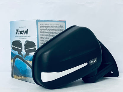 Knowl Car Rearview Mirrors, Interior Clip-on Panoramic Trapezoid Rear View Mirror for Car, Wide Viewing Range, Universal Use for Cars, SUVs, Trucks, Vehicles