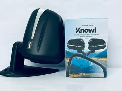 Knowl Car Rearview Mirrors, Interior Clip-on Panoramic Trapezoid Rear View Mirror for Car, Wide Viewing Range, Universal Use for Cars, SUVs, Trucks, Vehicles