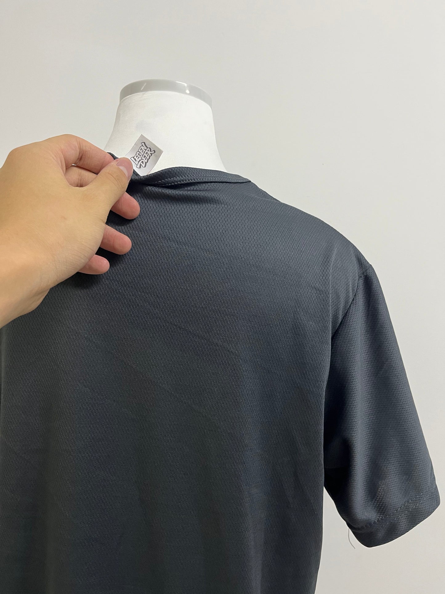 LEGEN DEER Quick Dry Gym Short Sleeve Moisture Wicking T Shirts for Running Athletic Casual Work.Summer Crewneck Short Sleeve Workout Basic Tee Tops