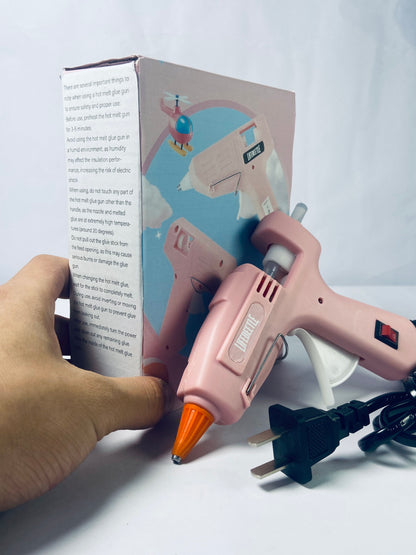 LIFEBEETLE 3.6V Cordless Hot Glue Gun, Fast Preheating, Smart Power-Off, USB-C Rechargeable Glue Gun, Less-drip Hot Glue Gun Kit with 20 Pcs Premium Mini Glue Sticks for DIY, Crafting and Arts
