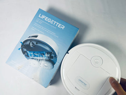 LIFEGETTER Electric Cordless Sweepers Vacuum Cleaner,Strong Suction,120 Mins Runtime,Slim,Low Noise,Automatic Self-Charging