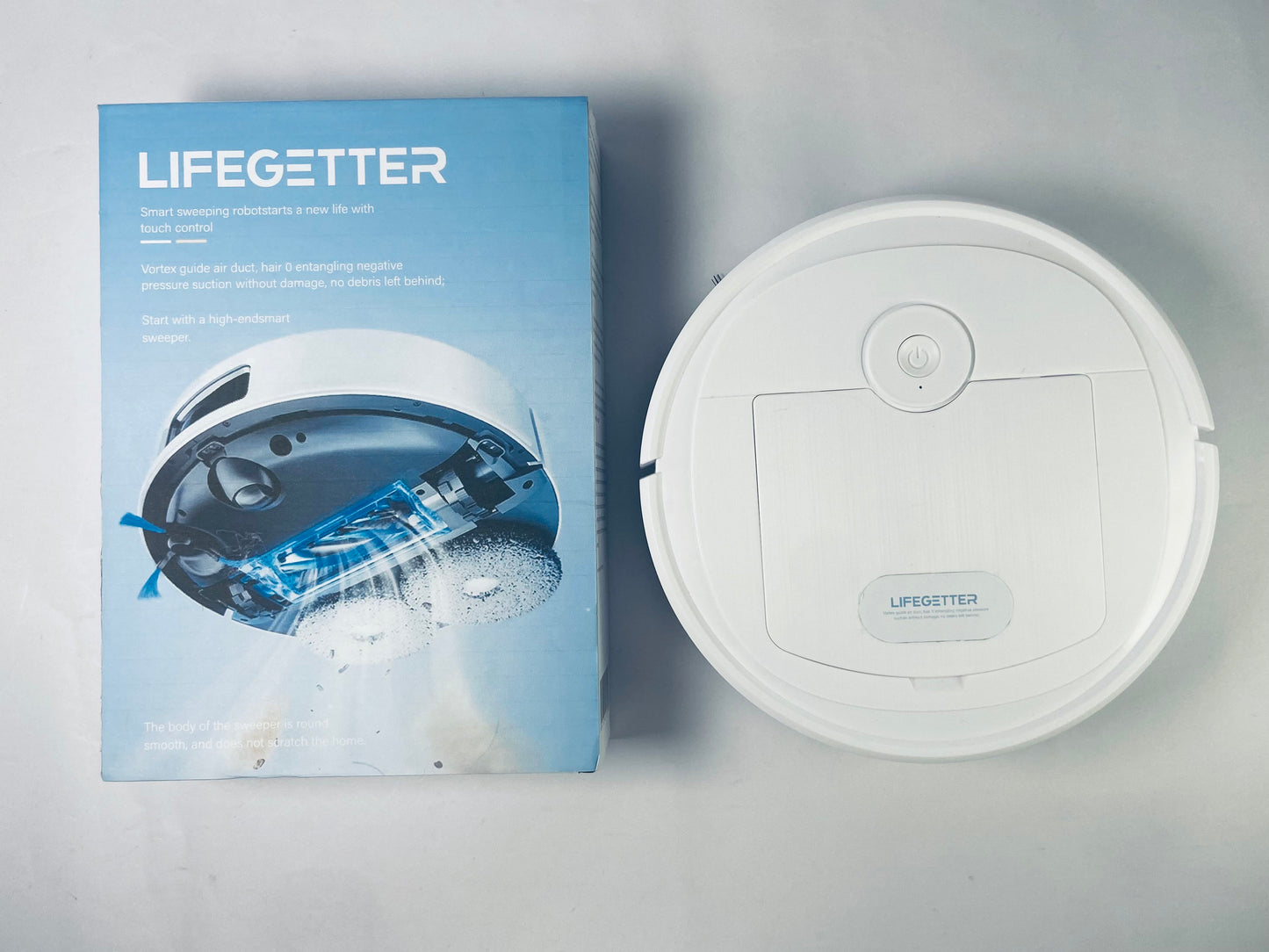 LIFEGETTER Electric Cordless Sweepers Vacuum Cleaner,Strong Suction,120 Mins Runtime,Slim,Low Noise,Automatic Self-Charging