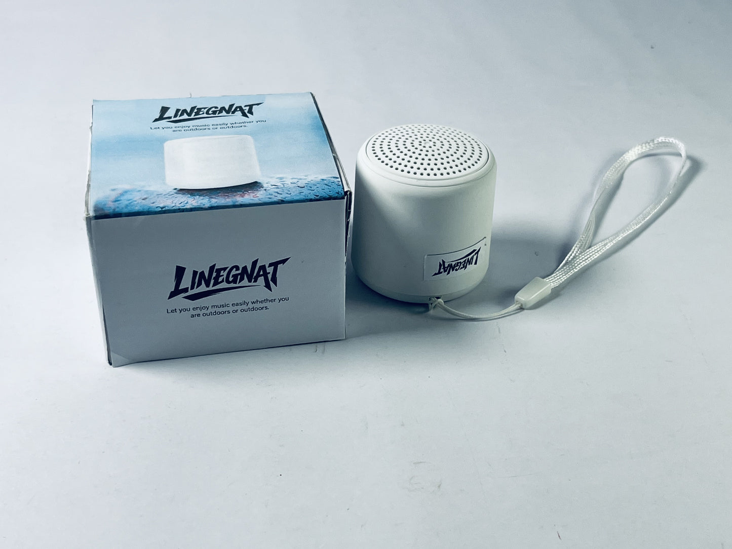 LINEGNAT Mini Portable Bluetooth Speaker with Travel Case, Enhanced Bass, for Outdoor, Shower, Sports, Beach, Hiking, Camping