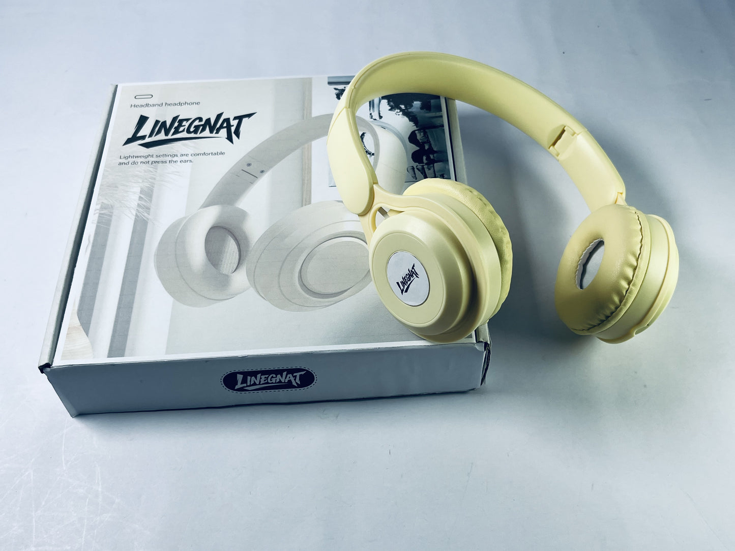 LINEGNAT Wireless Bluetooth Headset Incredible Sound Active Noise Cancelling in Microphone & Headphones