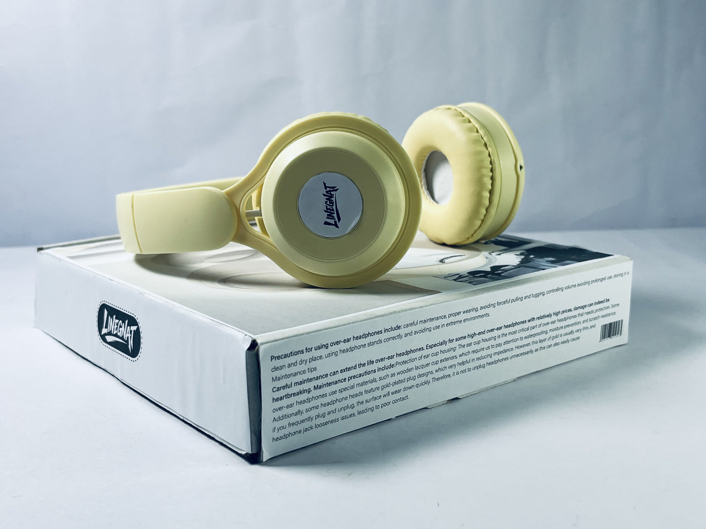 LINEGNAT Wireless Bluetooth Headset Incredible Sound Active Noise Cancelling in Microphone & Headphones