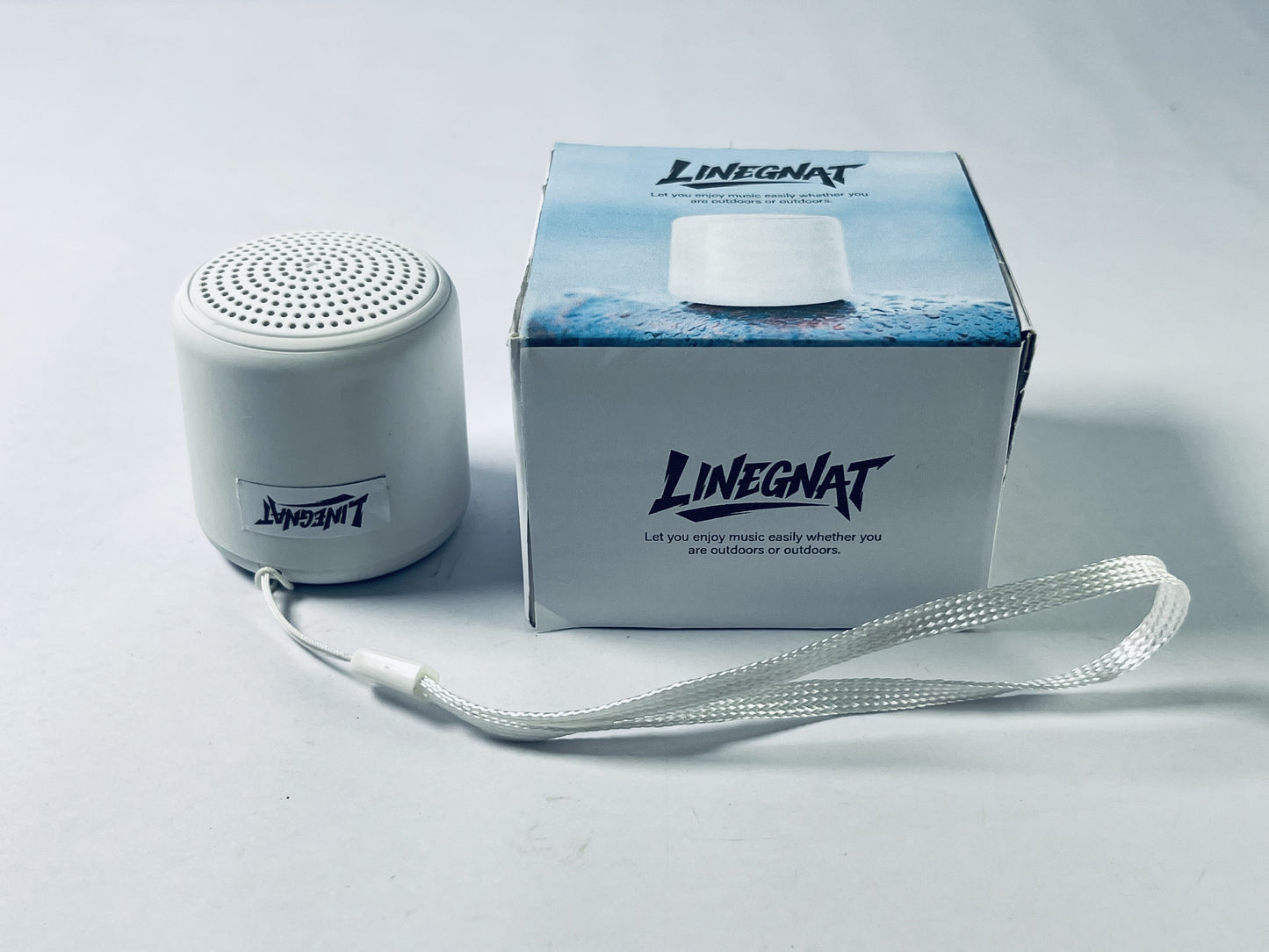 LINEGNAT Mini Portable Bluetooth Speaker with Travel Case, Enhanced Bass, for Outdoor, Shower, Sports, Beach, Hiking, Camping