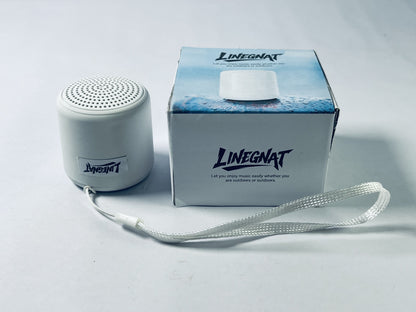 LINEGNAT Mini Portable Bluetooth Speaker with Travel Case, Enhanced Bass, for Outdoor, Shower, Sports, Beach, Hiking, Camping