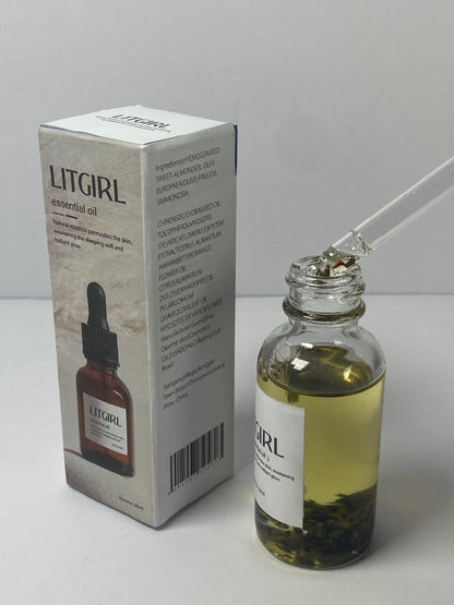 LITGIRL Essential Oil, rosemary,Stress-Supportive Botanical Blend for Clear Skin, Calm & Confidence, 30mL