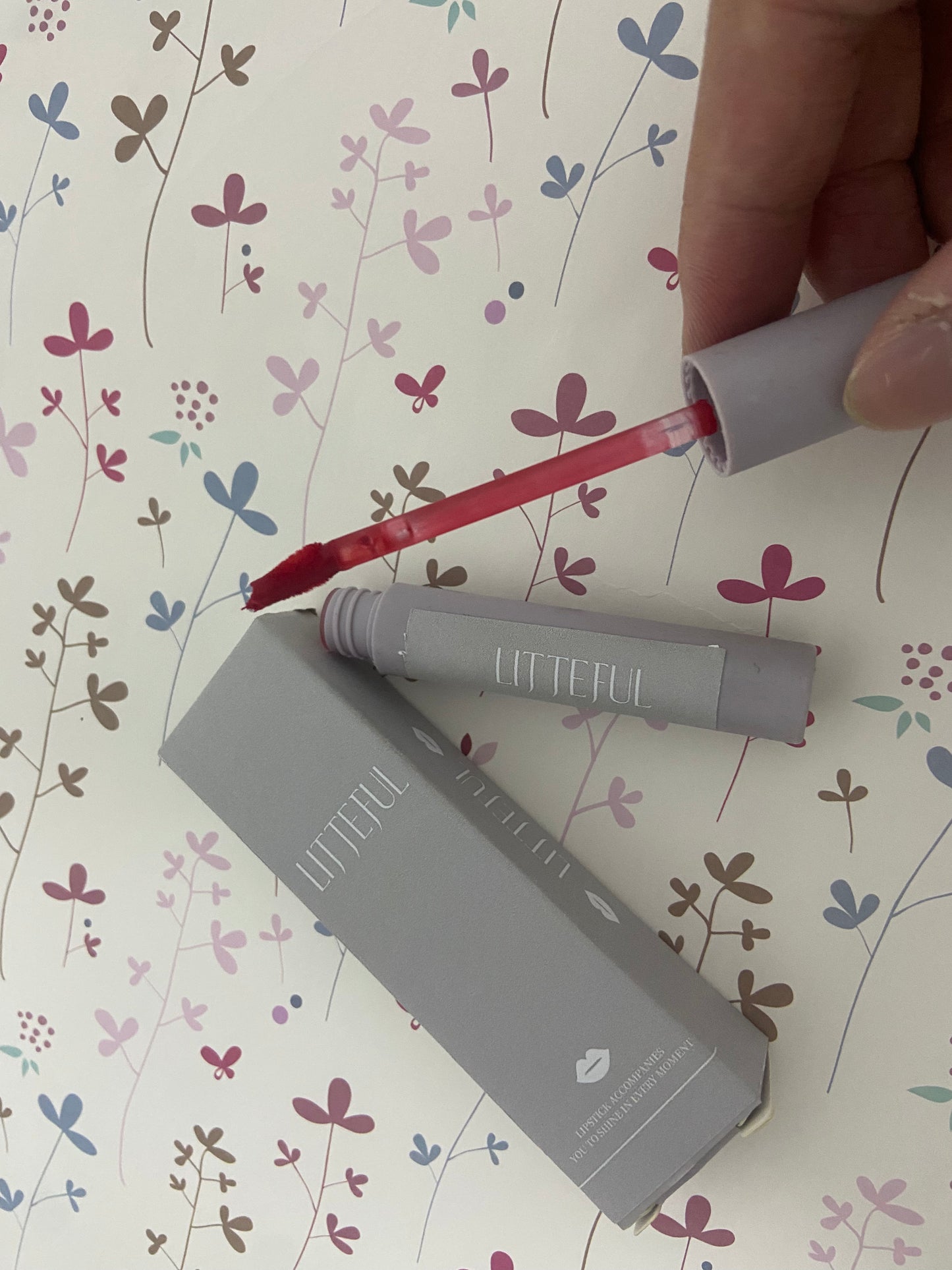 LITTEFUL,35 Canyon, Lipstain, Smooth Application, Precise Pen-Like Tip, Transfer-Proof, Satin Stained Finish, Vegan Formula