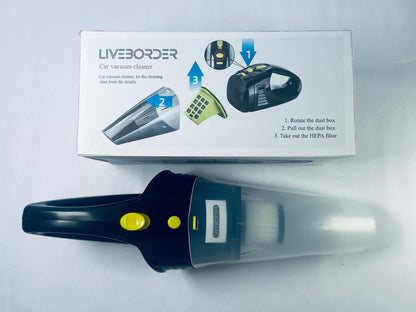 LIVEBORDER New Version Car Vacuum, Portable Car Vacuum Cleaner with Powerful Suction, DC 12V Power